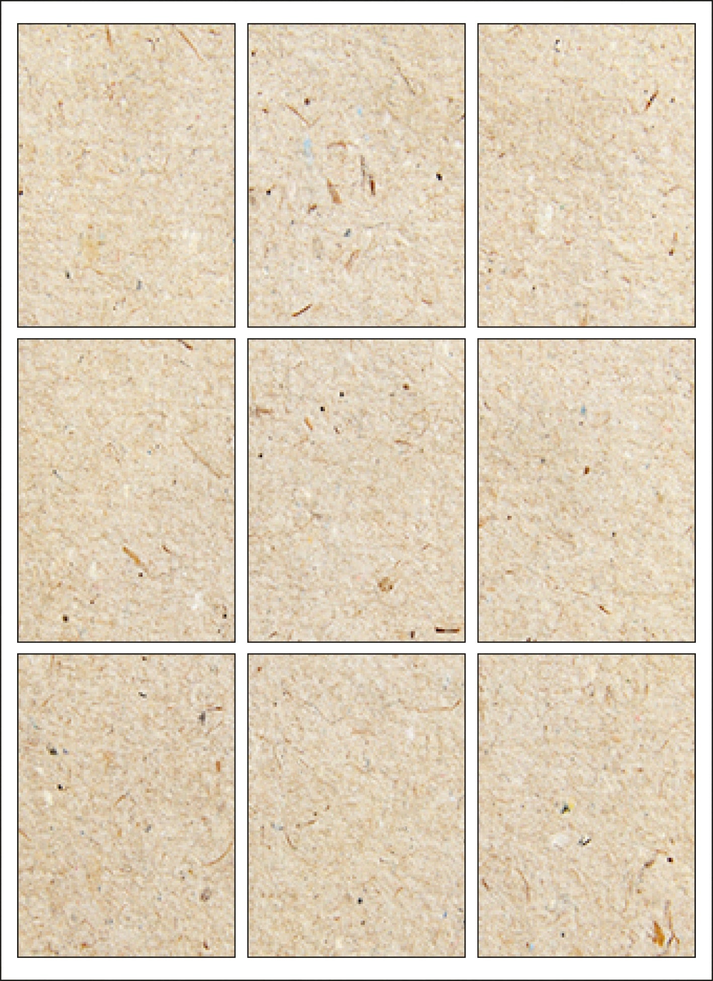 ENDI-HAFT Graspapier-Etiketten, 34x53 mm auf 165x120 mm Bögen