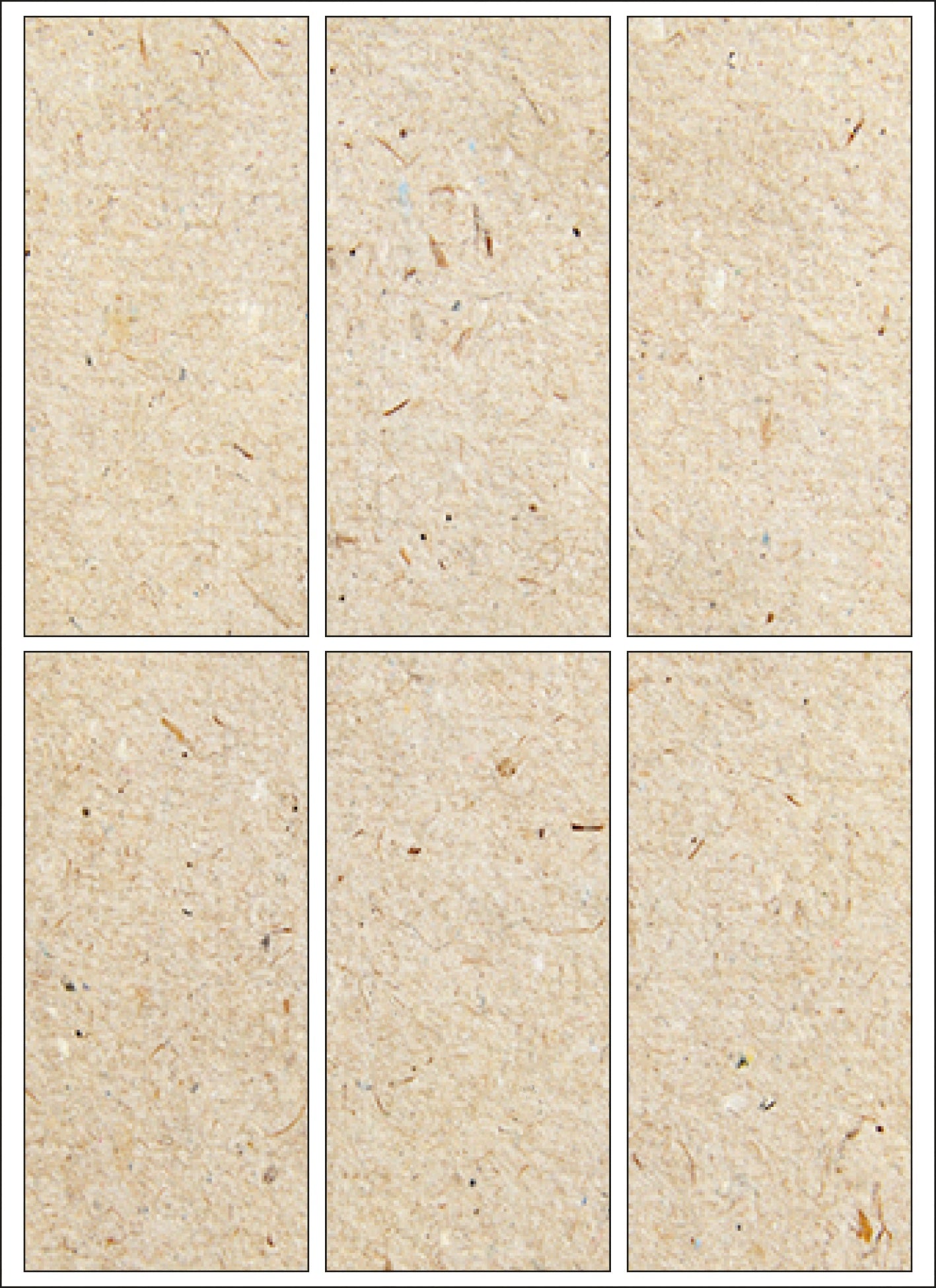 ENDI-HAFT Graspapier Etiketten, 32x80 mm auf 165x120 mm Bögen