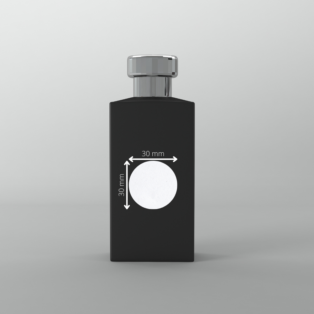 Recycling Etiketten, 30 mm rund auf DIN A4 Bögen