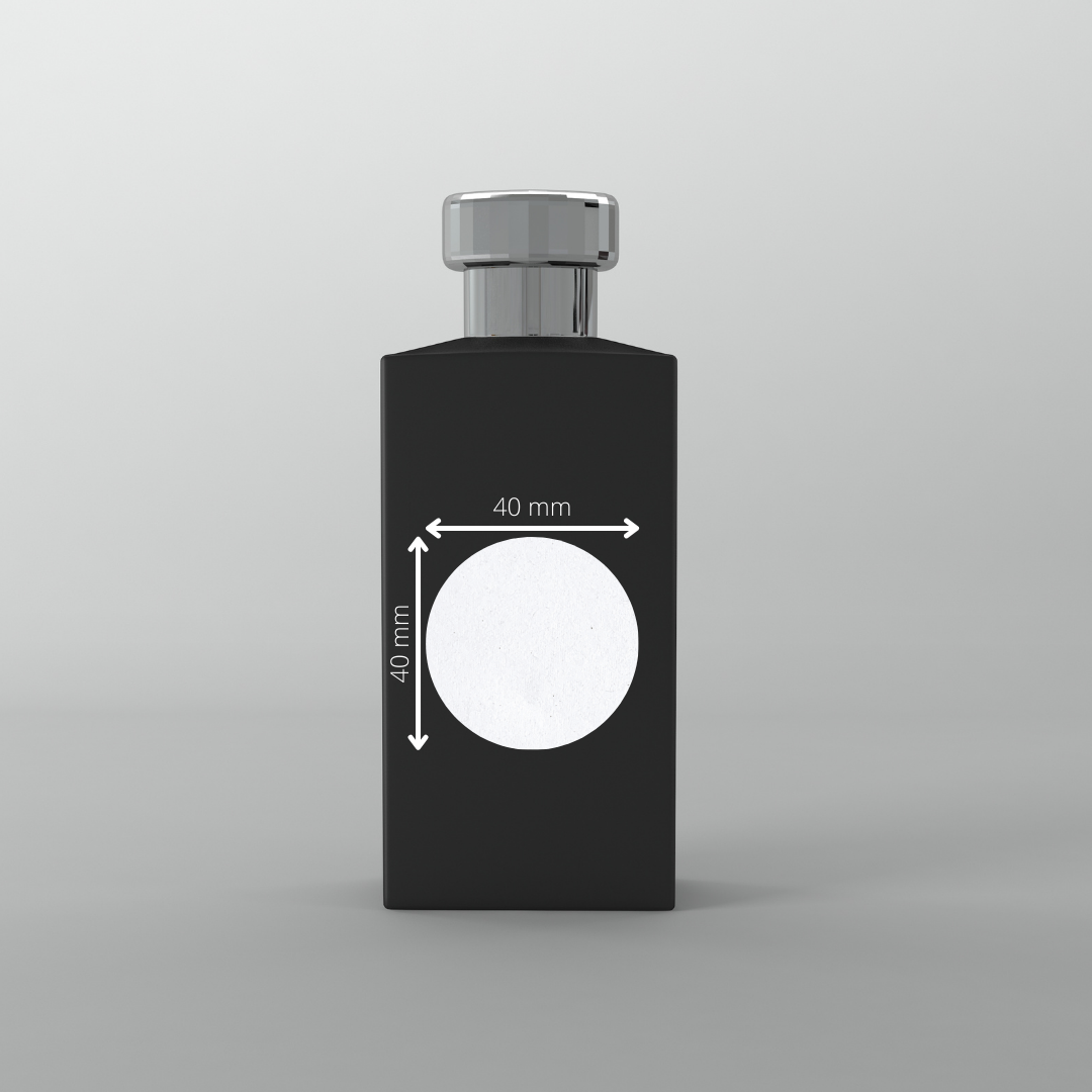 Recycling Etiketten, 40 mm rund auf DIN A4 Bögen