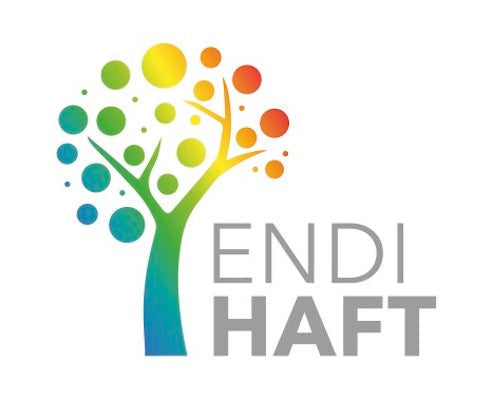 ENDI-HAFT Graspapier Etiketten, 140 mm rund auf DIN A4 Bögen